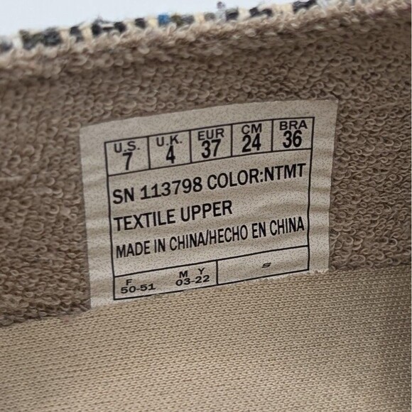 Bobs Skechers Skipper Textile Canvas Casual Comfort Boat Shoes Womens 7 Sneakers - Picture 10 of 11